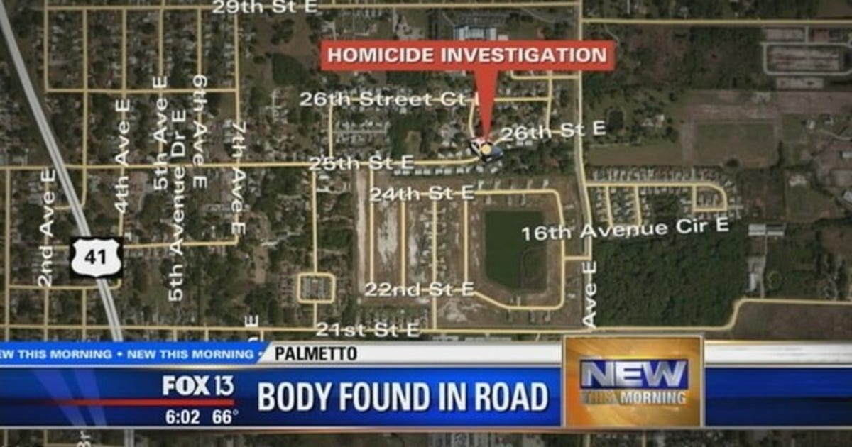 Homicide investigation underway after body found in road | FOX 13 Tampa Bay