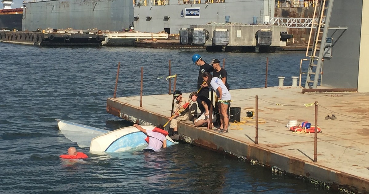 Marine conservation group rescues two sailors in Tampa Bay | FOX 13 ...