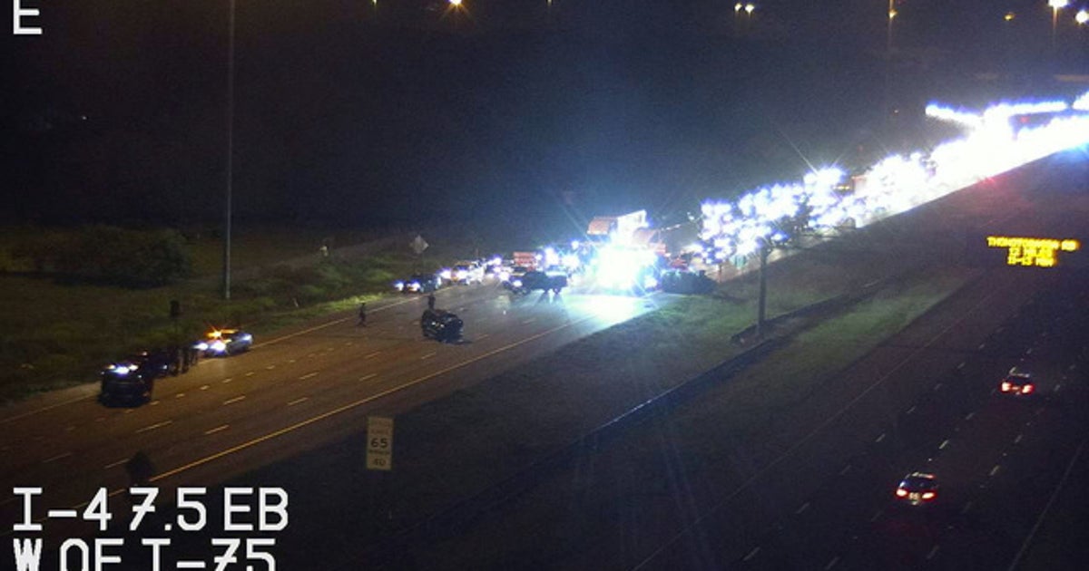Crash closes Interstate 4 westbound lanes near I-75 | FOX 13 Tampa Bay