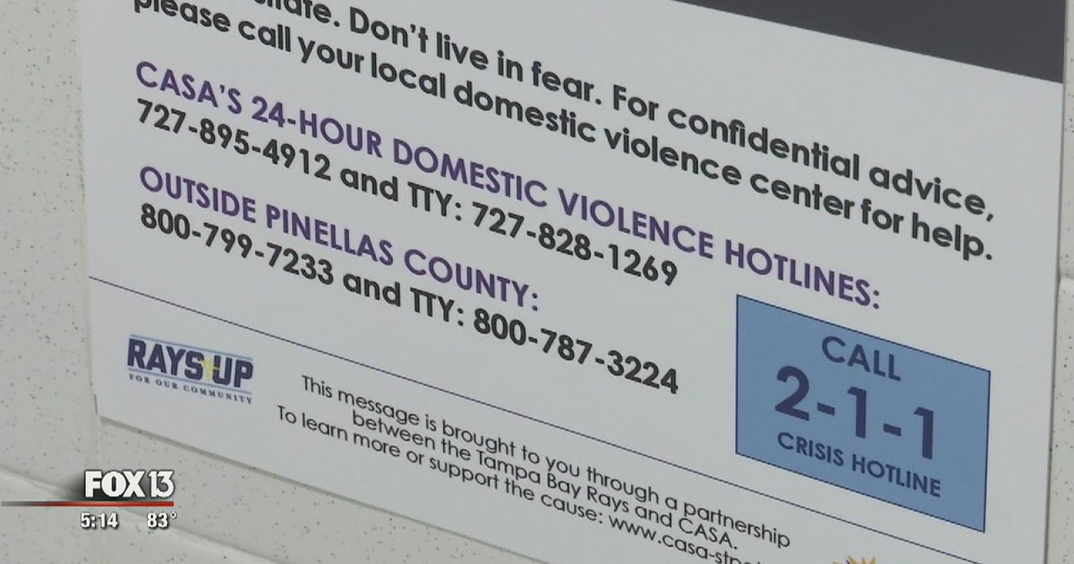 Rays help give domestic violence victims hope | FOX 13 Tampa Bay