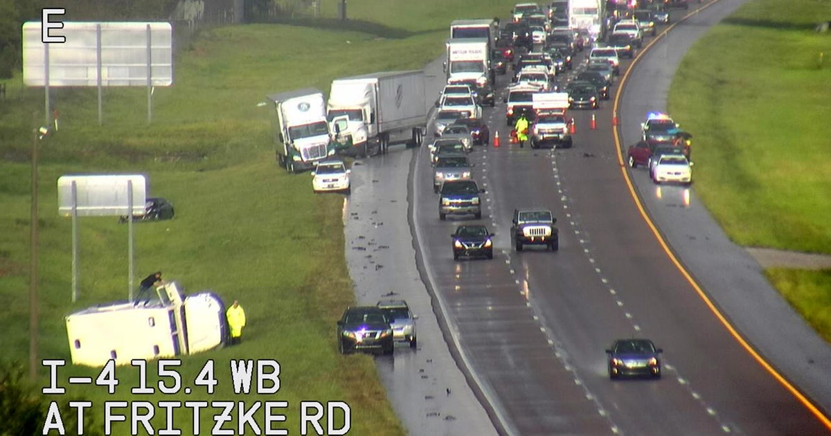 Crashes block I-4 lanes in Plant City | FOX 13 Tampa Bay