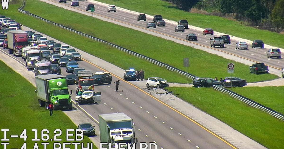 Crash closes I-4 eastbound lanes in Plant City | FOX 13 Tampa Bay