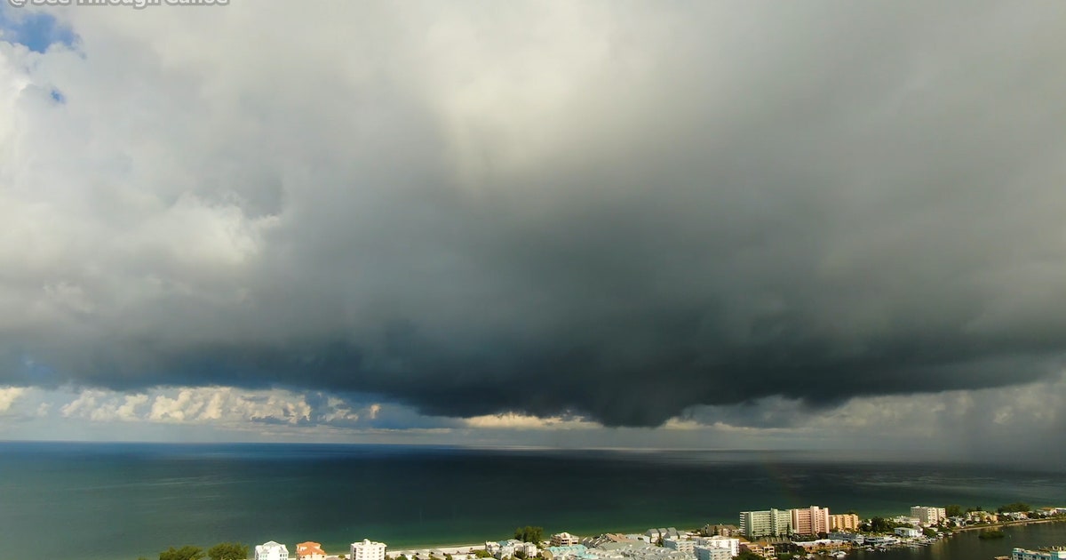 Watch: Storm cloud spins over Indian Rocks Beach | FOX 13 Tampa Bay