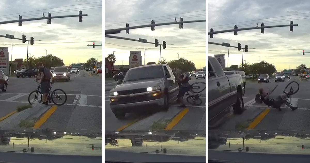 Truck swerves into Pinellas Park bicyclist, keeps going | FOX 13 Tampa Bay