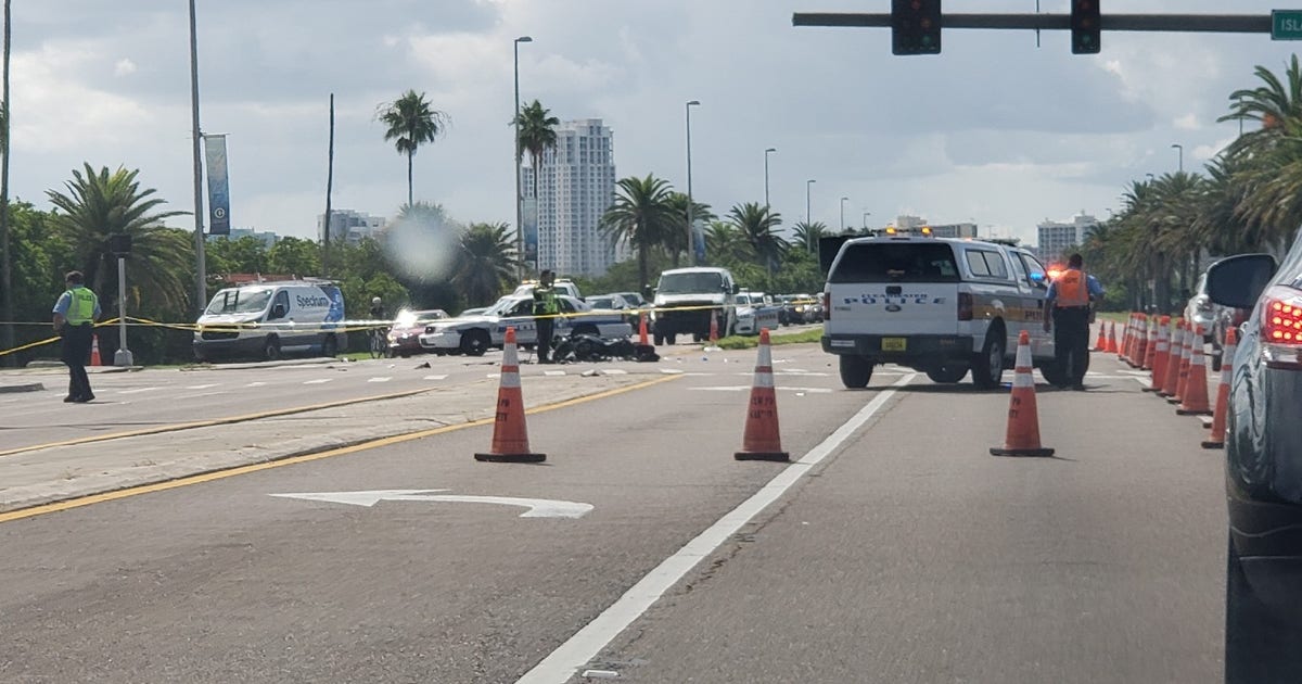 Motorcyclist critically injured in Memorial Causeway crash | FOX 13 ...