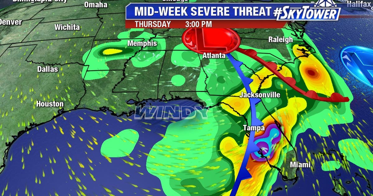 Forecast: Heavy rain, severe storms likely on Thursday | FOX 13 Tampa Bay