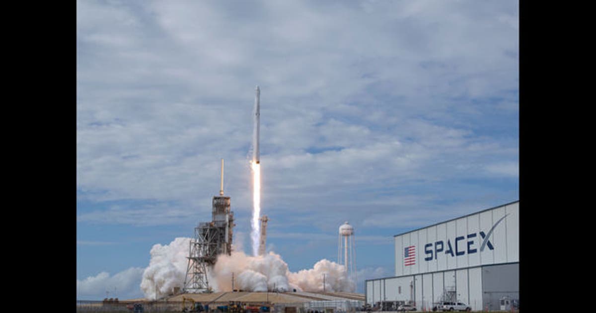 SpaceX's reusable Falcon 9 rocket launches satellites into orbit | FOX ...