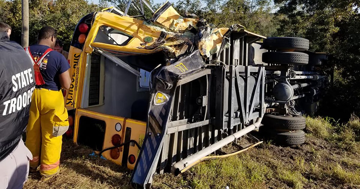 Students injured after truck hits school bus in Lake Placid | FOX 13 ...