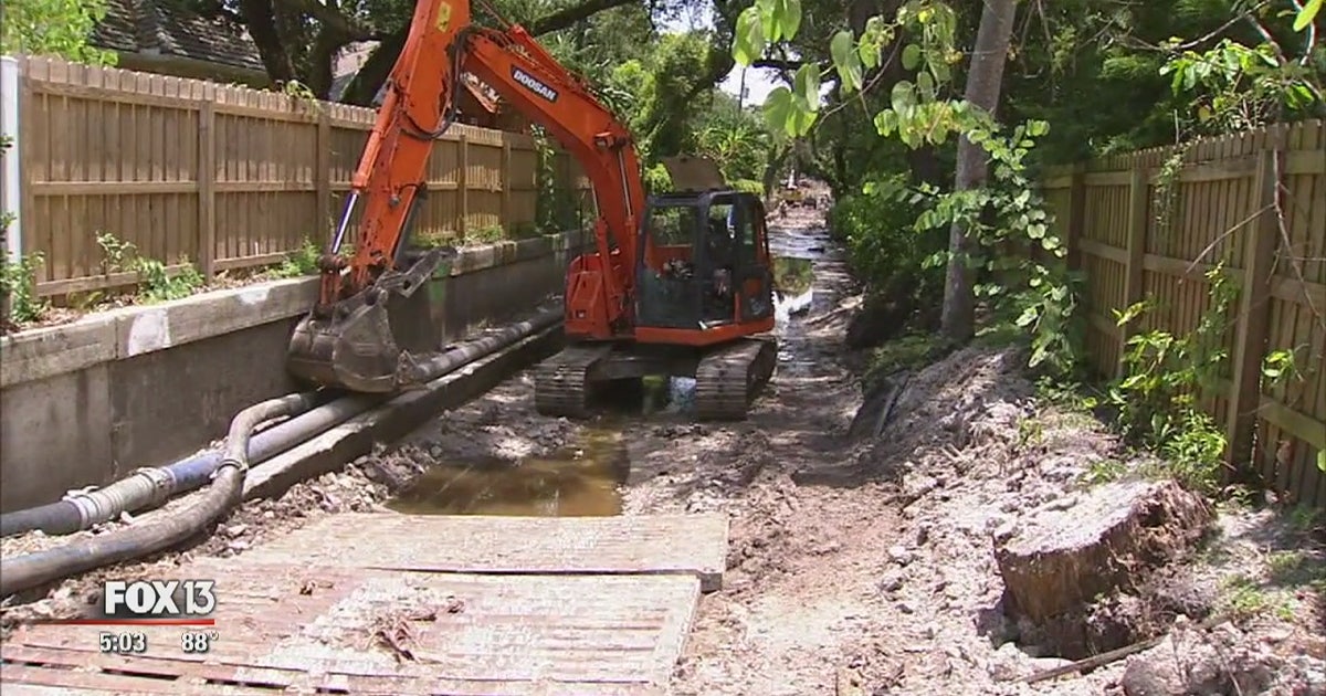 South Tampa homeowners blame flooding on construction company | FOX 13 ...