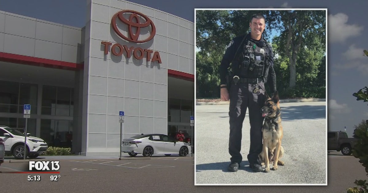 Suspected car thief caught by K9 purchased by dealership where car was ...