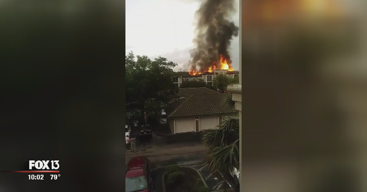Lightning likely cause of Riverview apartment fire | FOX 13 Tampa Bay