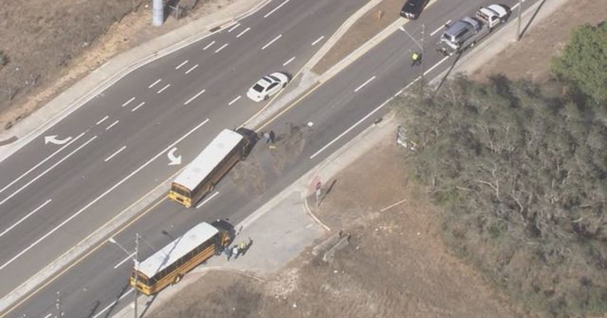 Minor injuries reported in Polk Co. school bus crash | FOX 13 Tampa Bay