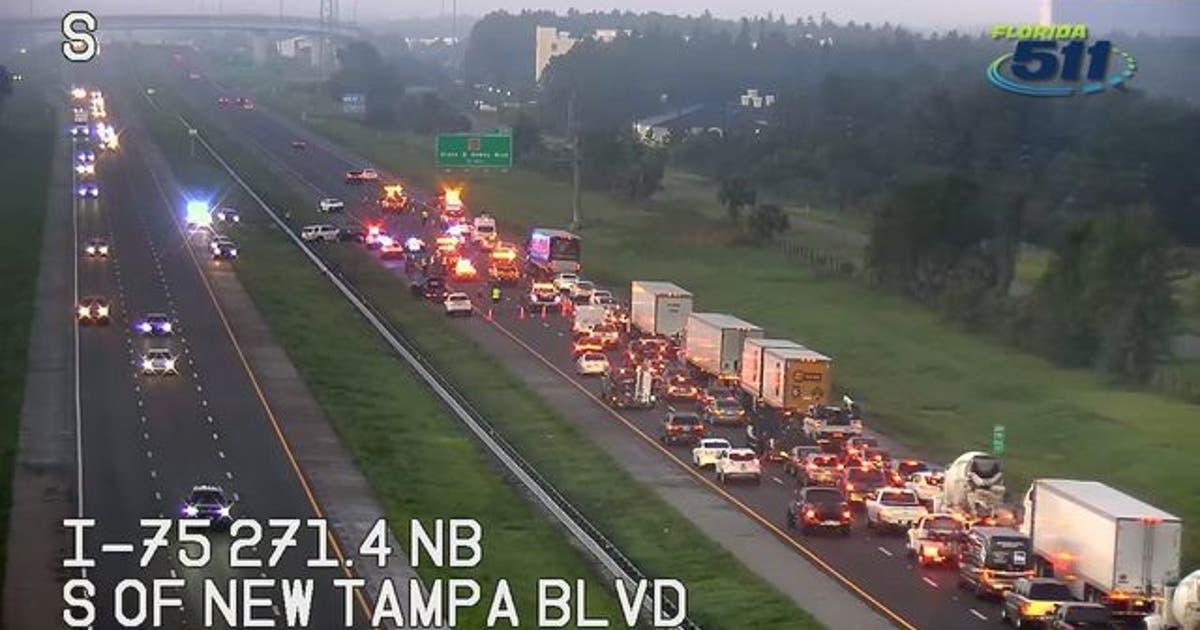 I-75 reopens following multi-vehicle crash | FOX 13 Tampa Bay