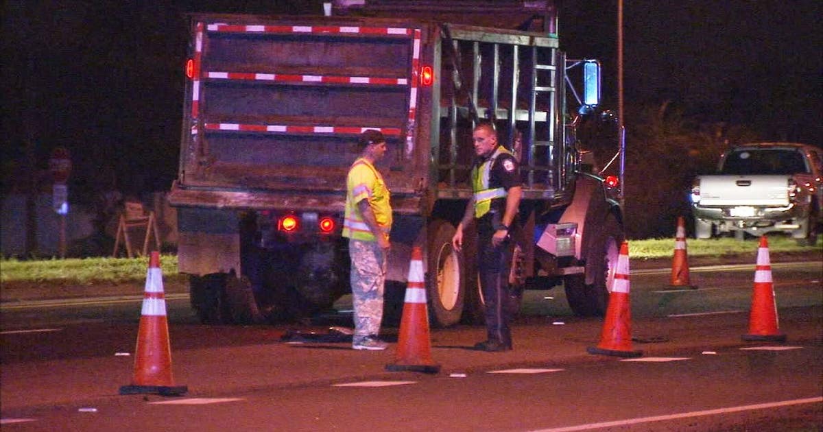 Driver killed after crashing into dump truck on US 19 | FOX 13 Tampa Bay