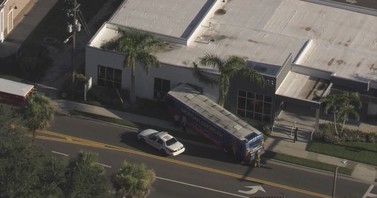 HART bus crashed into South Tampa building | FOX 13 Tampa Bay