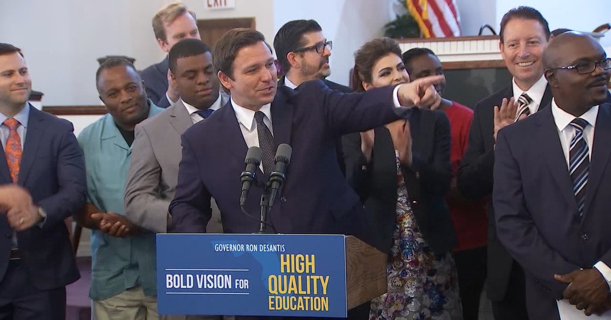 DeSantis visits St. Pete, touts new school voucher program | FOX 13 ...