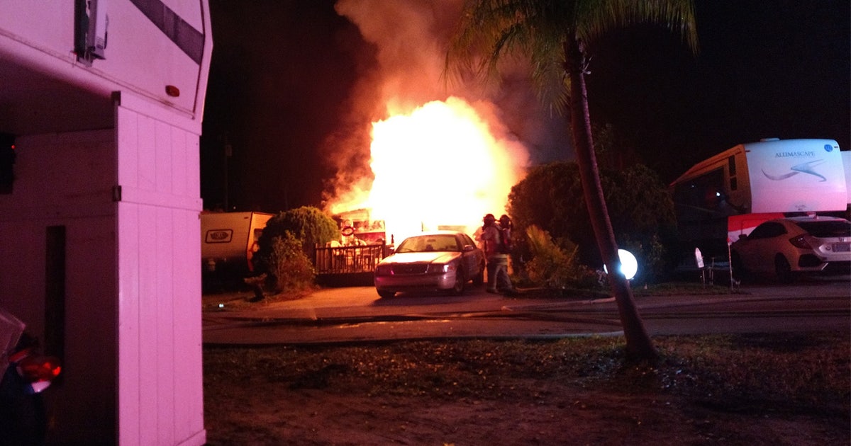 Two found dead following 'suspicious' mobile home fire in Largo | FOX ...