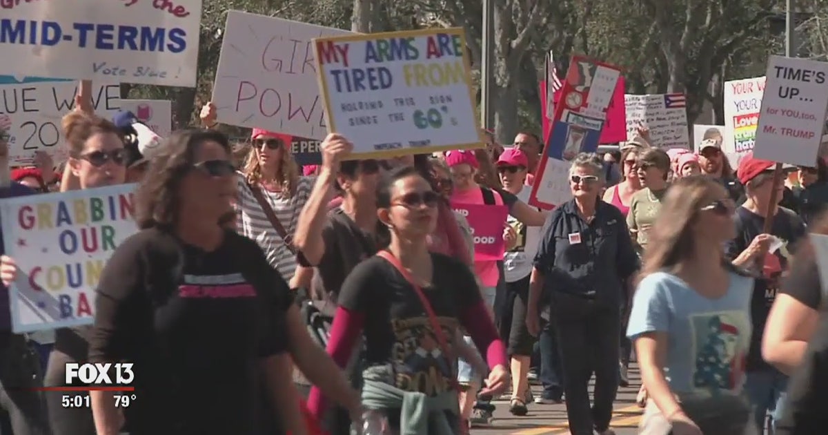 Women march through St. Petersburg | FOX 13 Tampa Bay