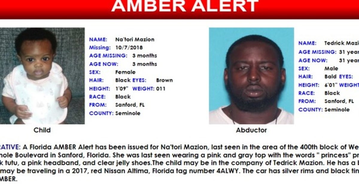 Amber Alert cancelled for missing baby | FOX 13 Tampa Bay