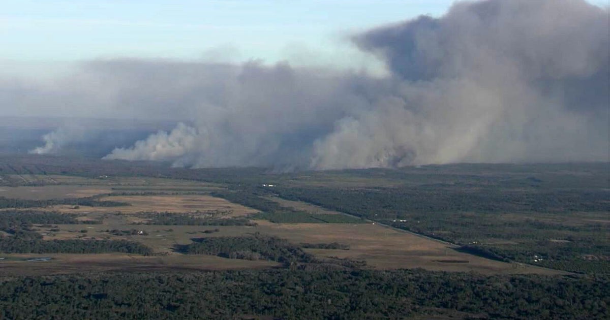 Fire flares up around River Ranch, forcing road closures | FOX 13 Tampa Bay