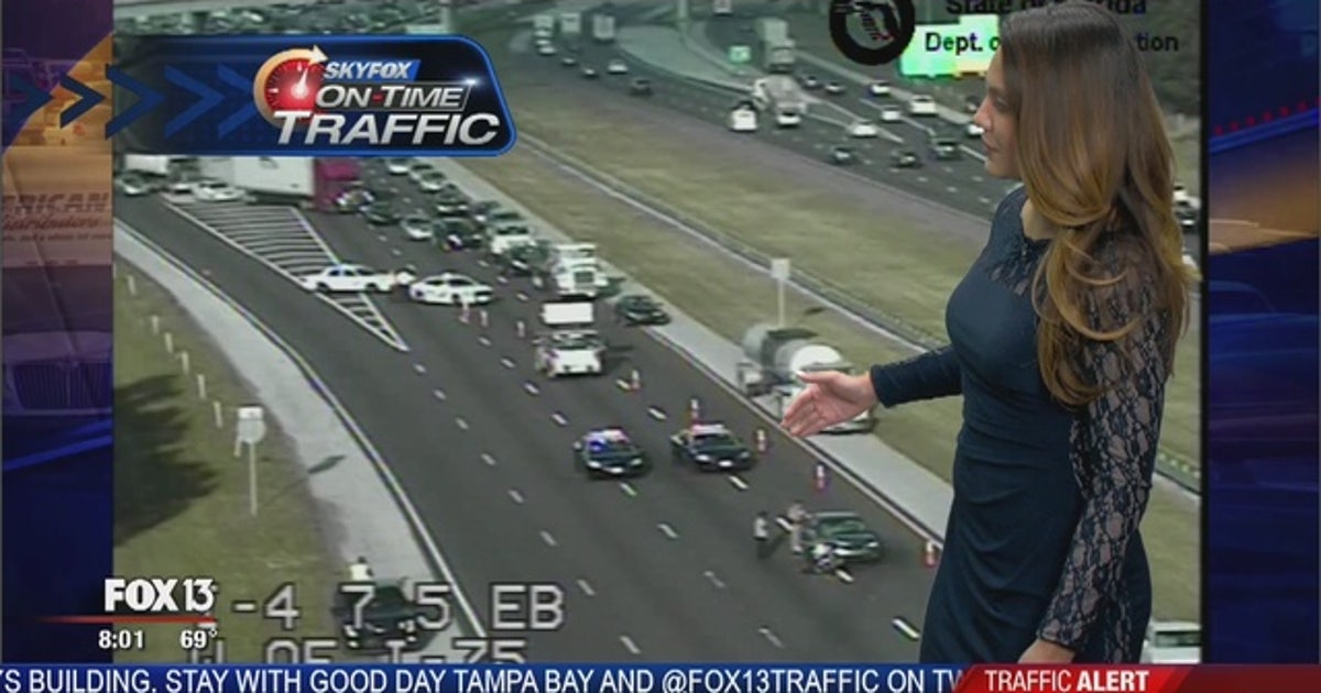 Motorcycle crash slows I-4 traffic | FOX 13 Tampa Bay