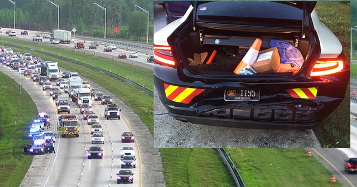 Suspected drunk driver crashes into FHP vehicle | FOX 13 Tampa Bay