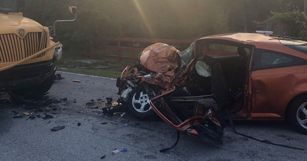 Driver hospitalized after crash with Pasco County school bus | FOX 13 ...