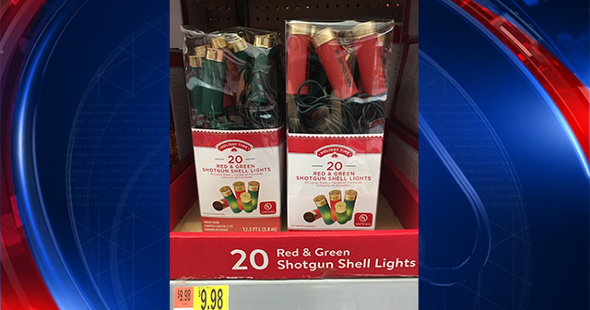 Walmart sells shotgun shell Christmas lights for holiday season | FOX ...