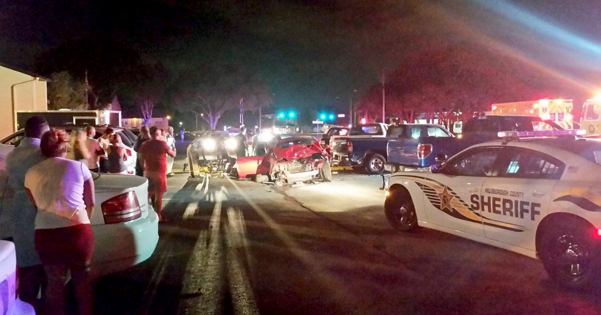 Speeding driver causes destruction in Tampa | FOX 13 Tampa Bay