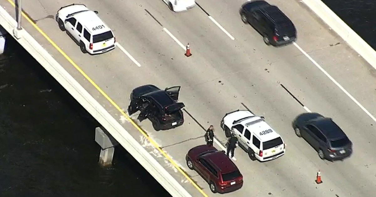 Stolen car suspects nabbed on Howard Frankland Bridge | FOX 13 Tampa Bay