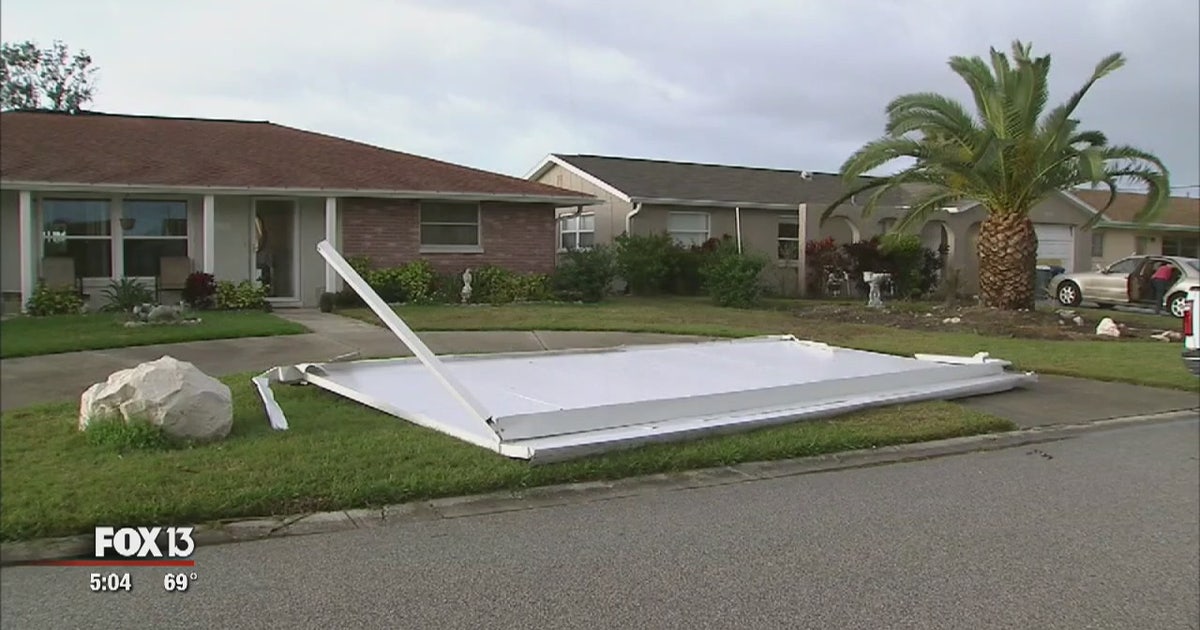 Cleanup underway after stormy Sunday | FOX 13 Tampa Bay