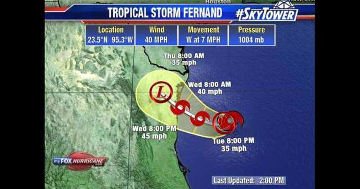 Tropical Storm Fernand forms in western Gulf of Mexico | FOX 13 Tampa Bay