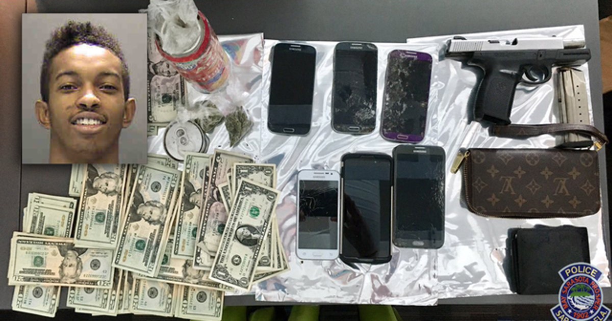 Traffic stop leads to arrest; firearm, cash and drugs seized | FOX 13 ...