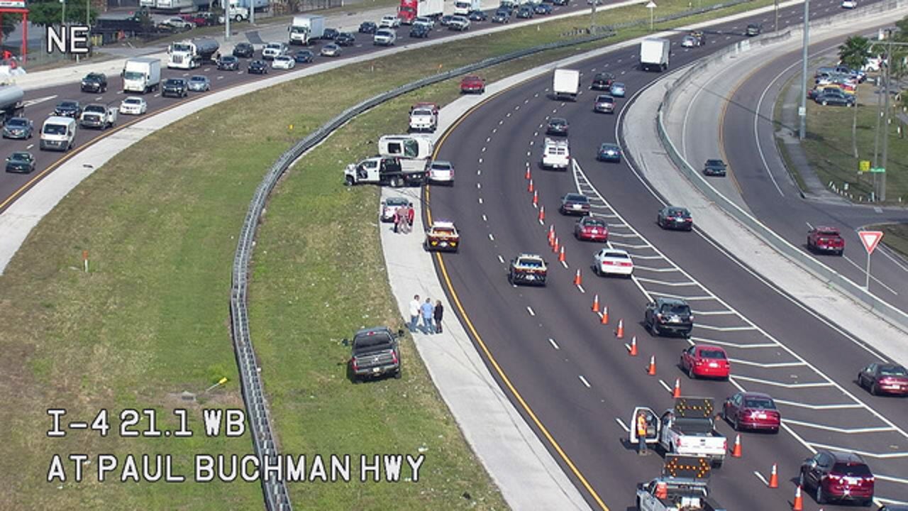 Crash closes eastbound I4 lanes near Plant City FOX 13 Tampa Bay