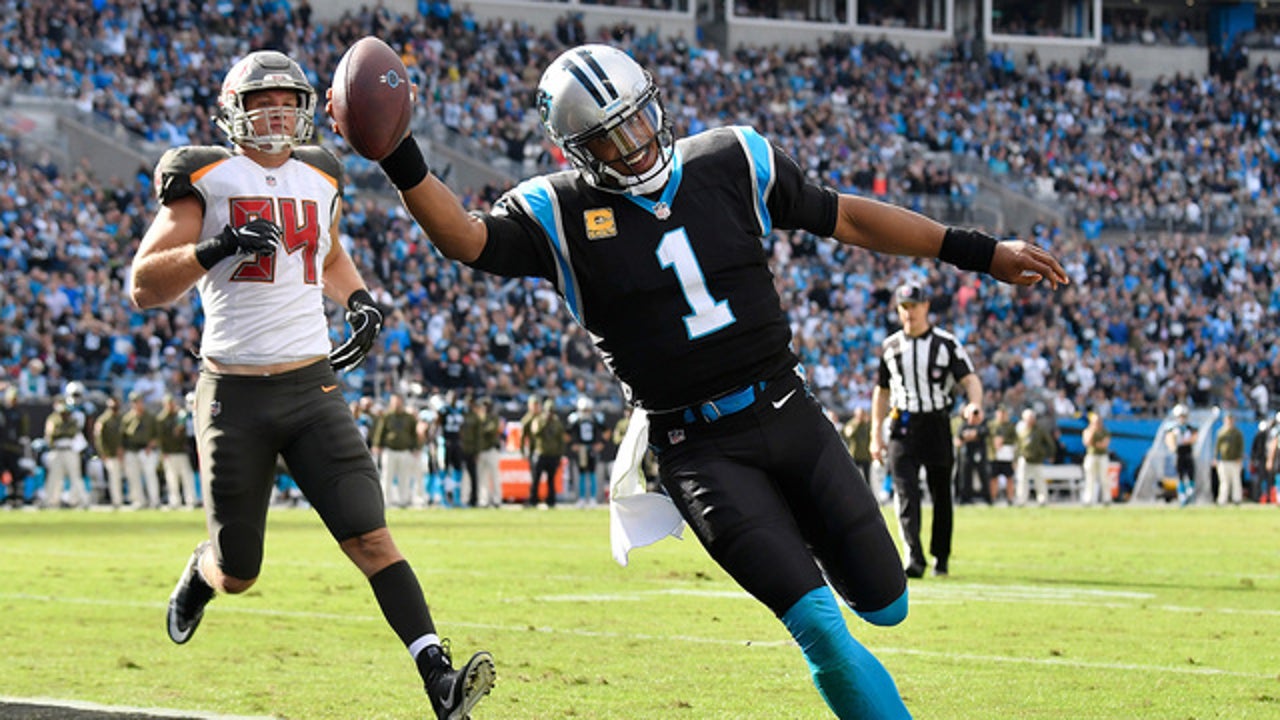 Newton, McCaffrey lead Panthers past Bucs, 42-28