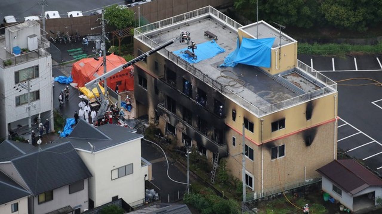 Man sets Kyoto anime studio on fire while screaming 'you die