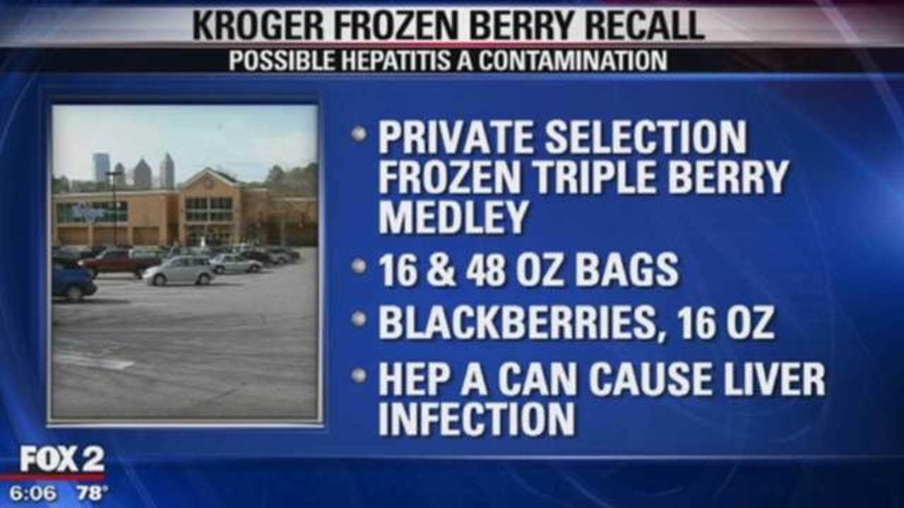 Kroger issues recall for frozen berries due to possible health risk