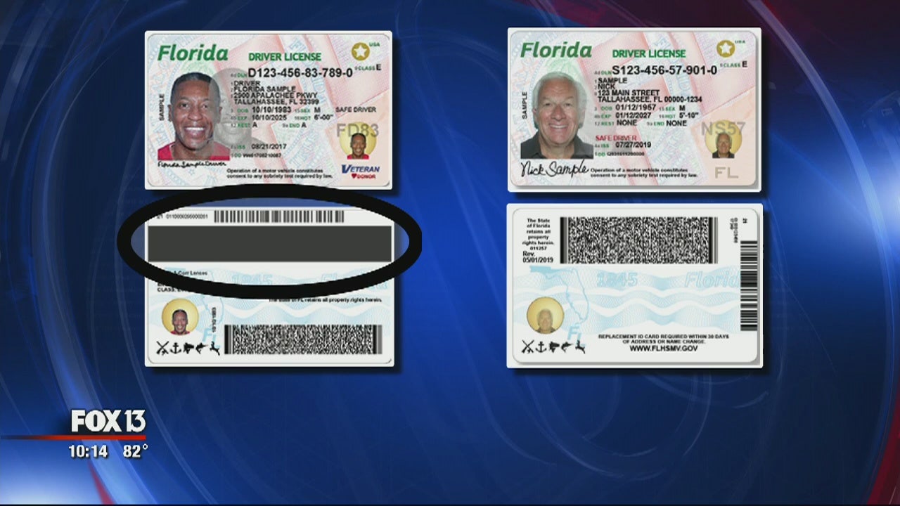 florida drivers license security features