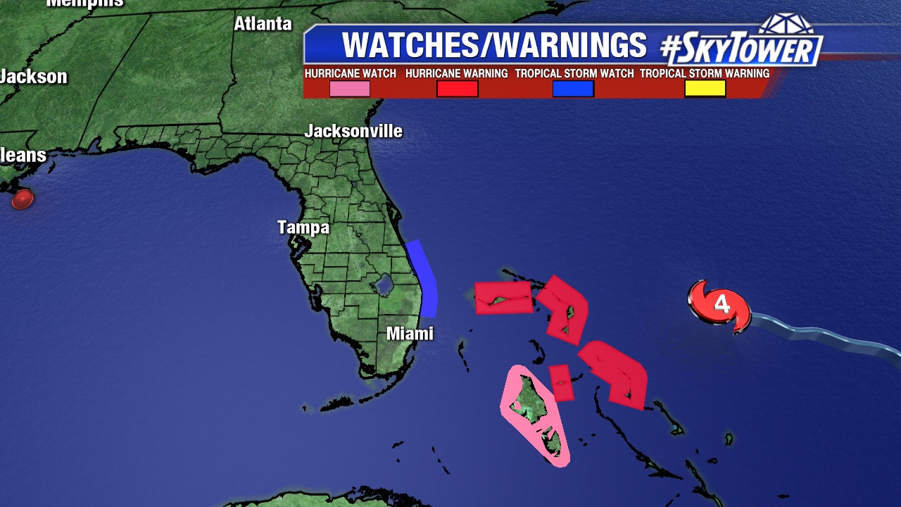 Tropical Storm Watches Issued On Florida's East Coast; Dorian Expected ...