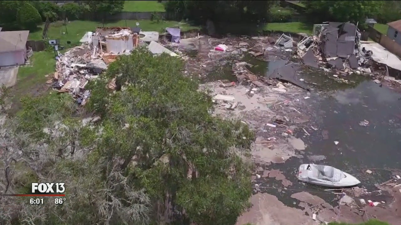 More homes surrounding Pasco sinkhole condemned | FOX 13 Tampa Bay