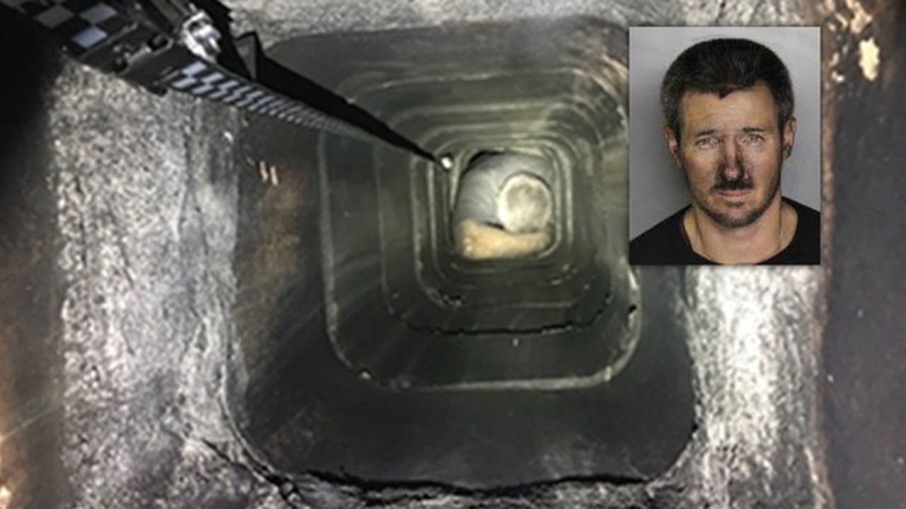 California man gets stuck in chimney during burglary, police say