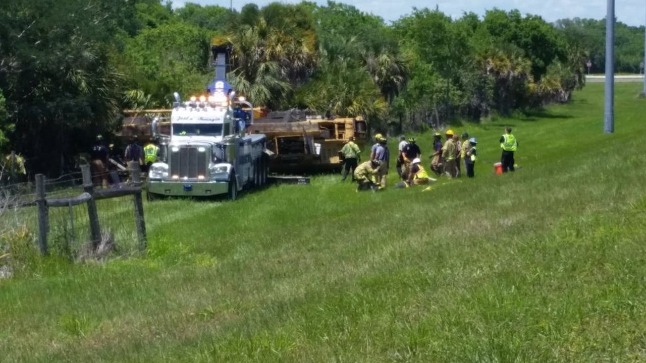 Crane driver killed in I-75 crash | FOX 13 Tampa Bay