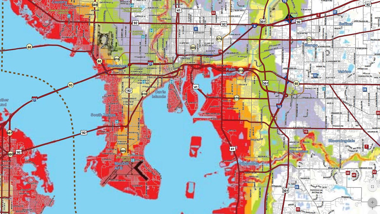 Hillsborough Evacuation Map