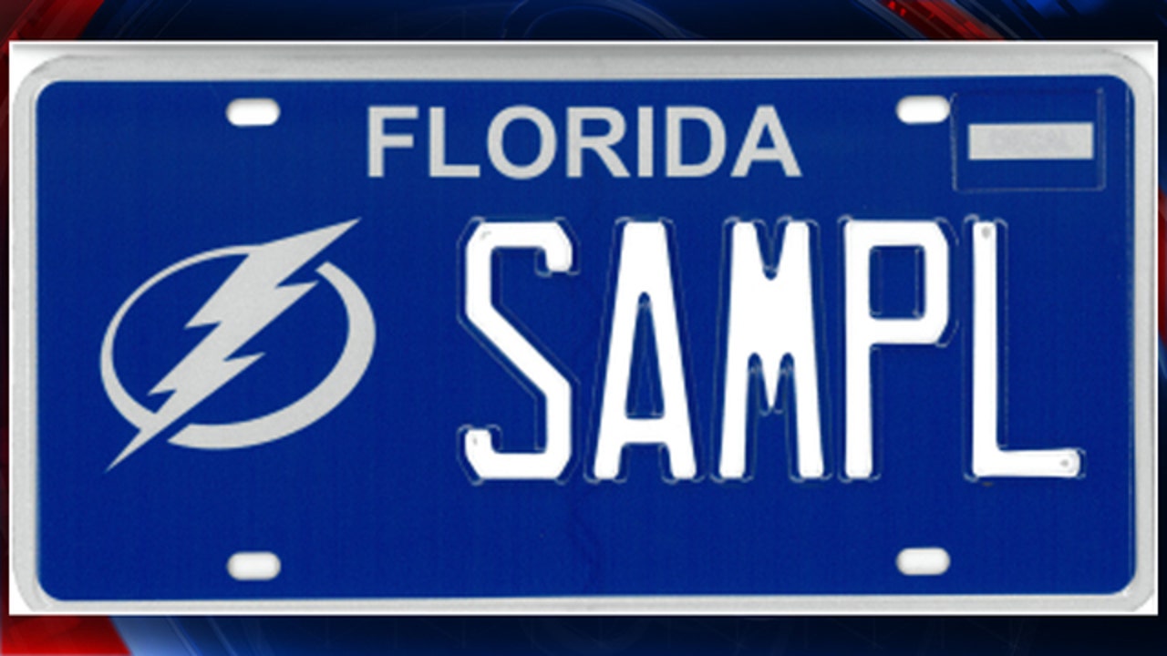 Tampa Bay Lightning license plate gets new design