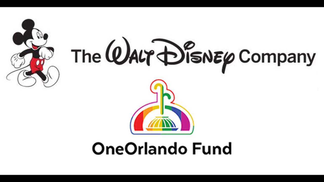 Walt Disney Company donates 1M to OneOrlando Fund