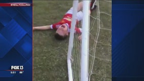 Rowdies' Neill Collins goes viral for pranking son