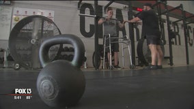 Adaptive Crossfit classes help injured veterans get into shape