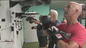 Athletes fight the progression of Parkinson's with boxing