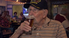 101st birthday means beer and cake for Venice WWII veteran