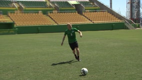When Steinberger scores for the Rowdies, Eat Right donates 500 meals